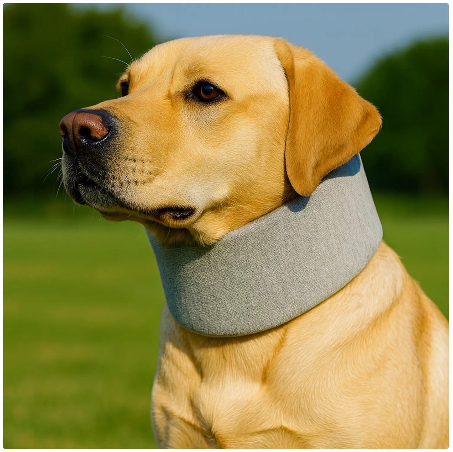 Dog Anti-Lick & Anti-Bite Protective Collar - Soft Recovery Neck Shield for Wound Care
