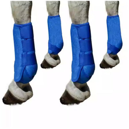 Horse Leg Protectors - Neoprene Anti-Impact Boots for Turnout & Riding