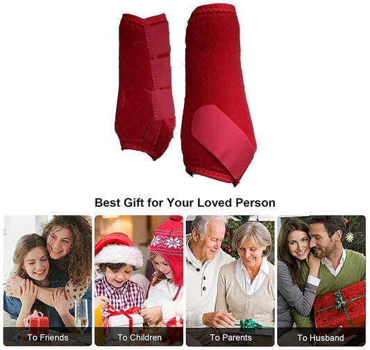 Horse Leg Protectors - Neoprene Anti-Impact Boots for Turnout & Riding