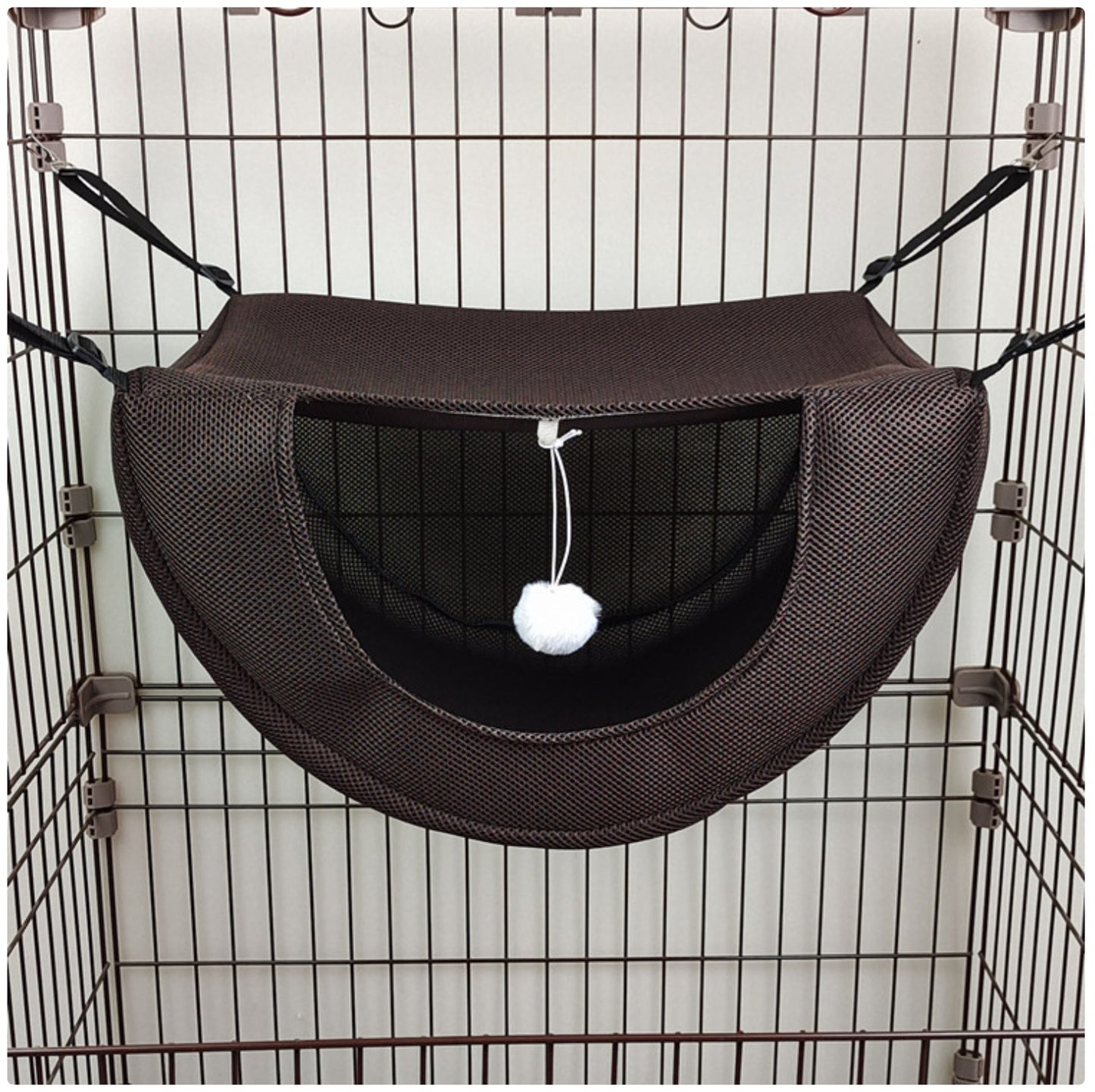 Cat Cage Hammock Bed - Cozy Hanging Bed for Indoor Cats & Kittens