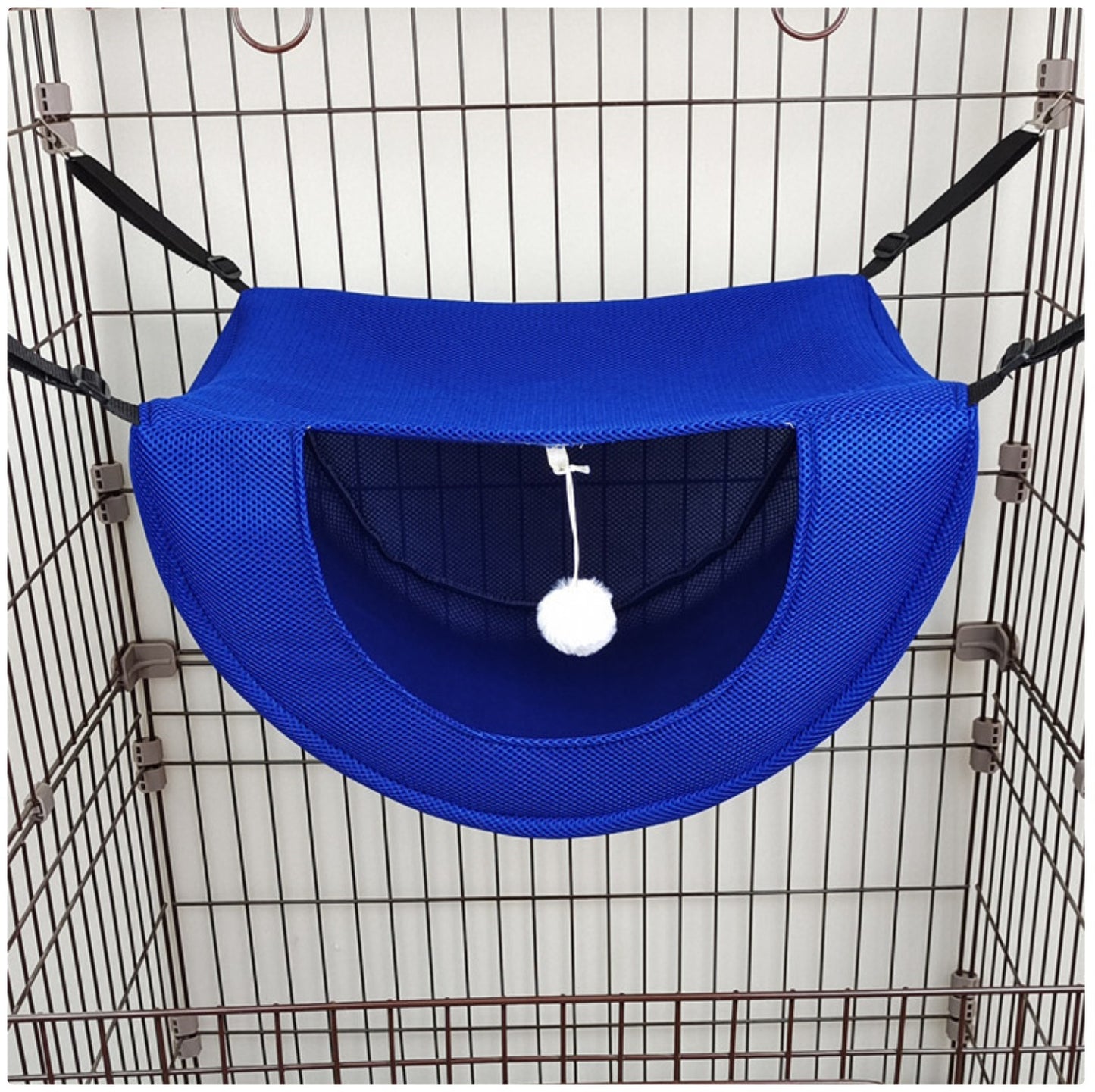 Cat Cage Hammock Bed - Cozy Hanging Bed for Indoor Cats & Kittens