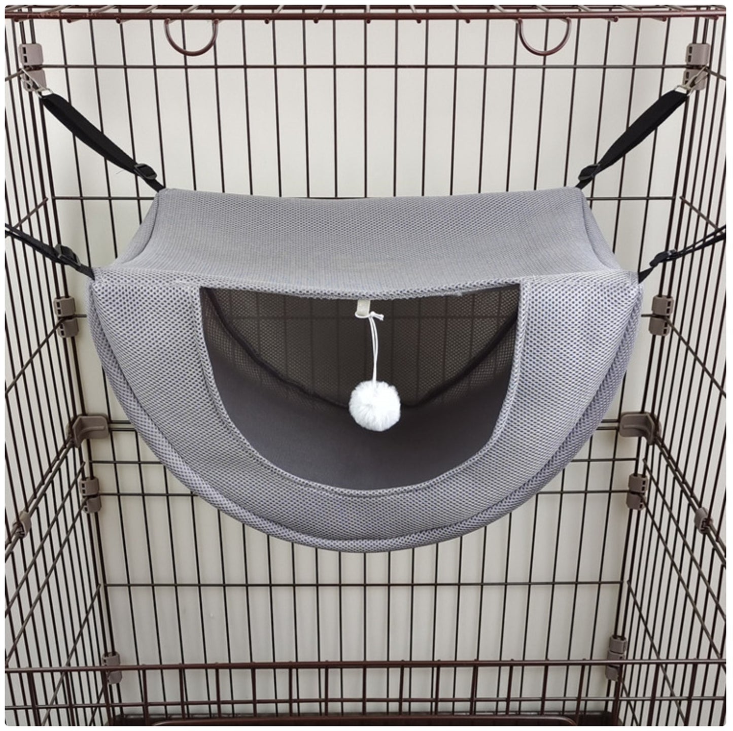 Cat Cage Hammock Bed - Cozy Hanging Bed for Indoor Cats & Kittens