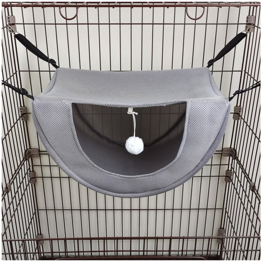Cat Cage Hammock Bed - Cozy Hanging Bed for Indoor Cats & Kittens