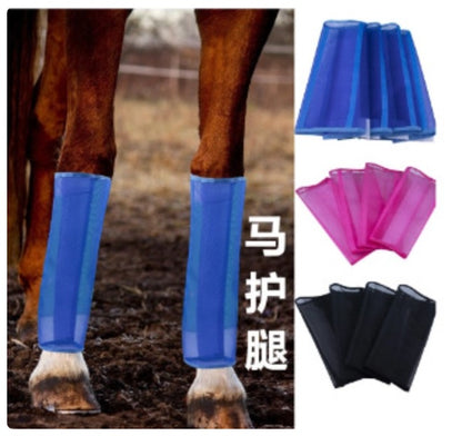 Horse Fly Leg Wraps - Breathable Mesh Socks for Insect & UV Protection