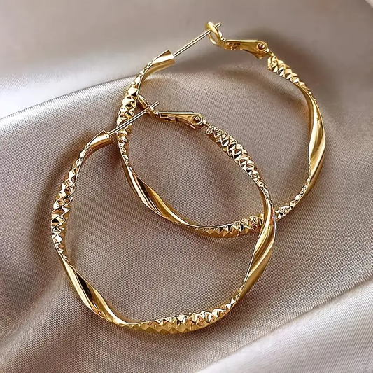 Divifa Bright Earrings in Gold-Plated stainless steel
