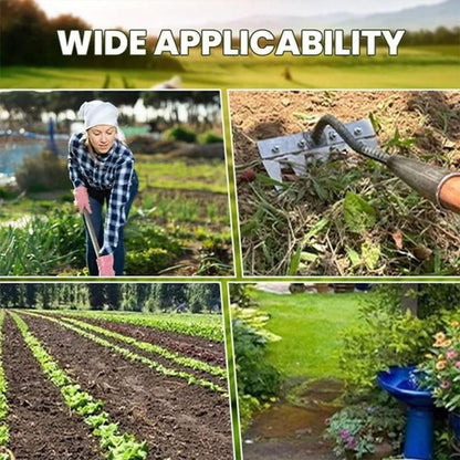 Präziser Gartenrechen aus Kohlenstoffstahl für Unkrautentfernung