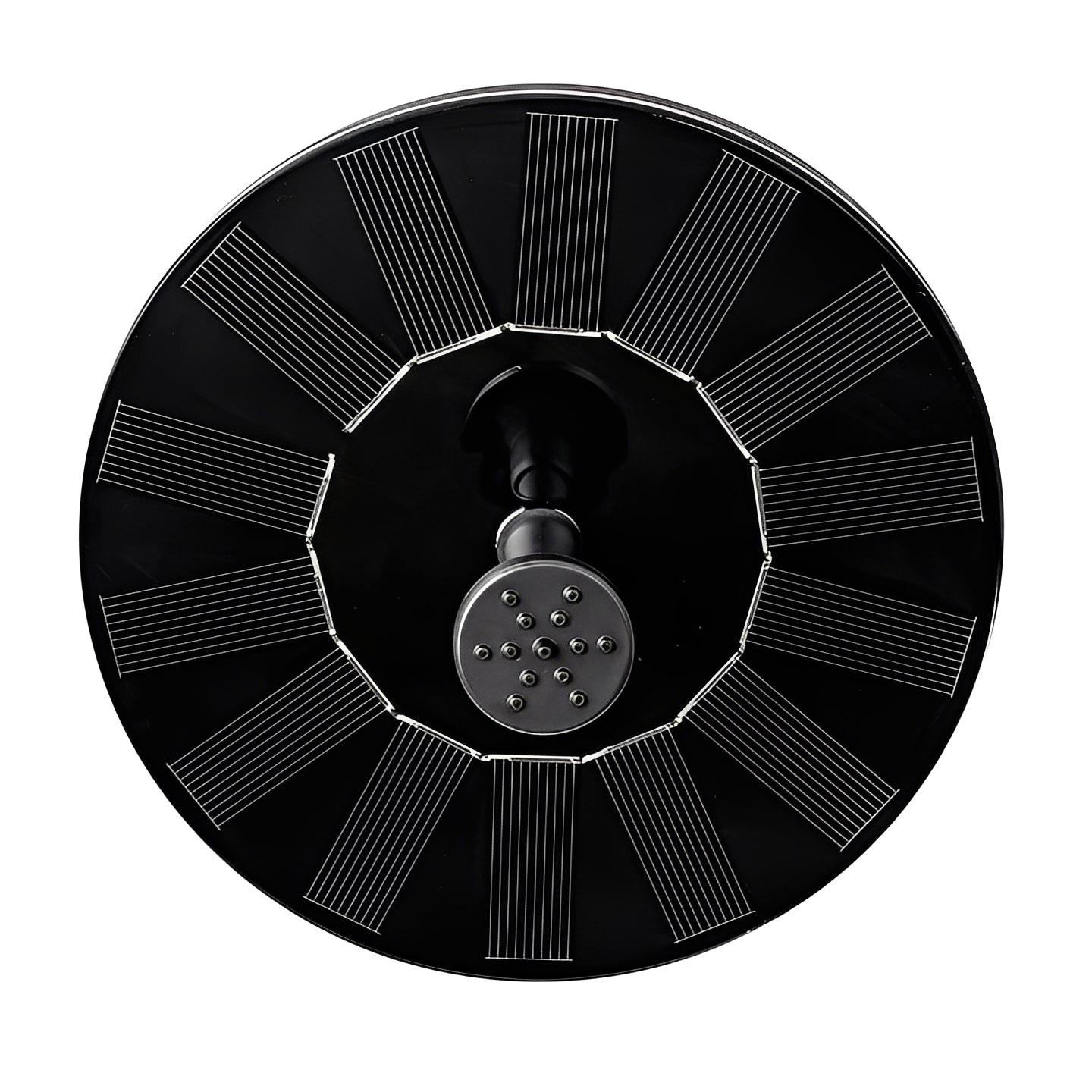 Solar-Powered Floating Fountain Pump for Outdoor Decor