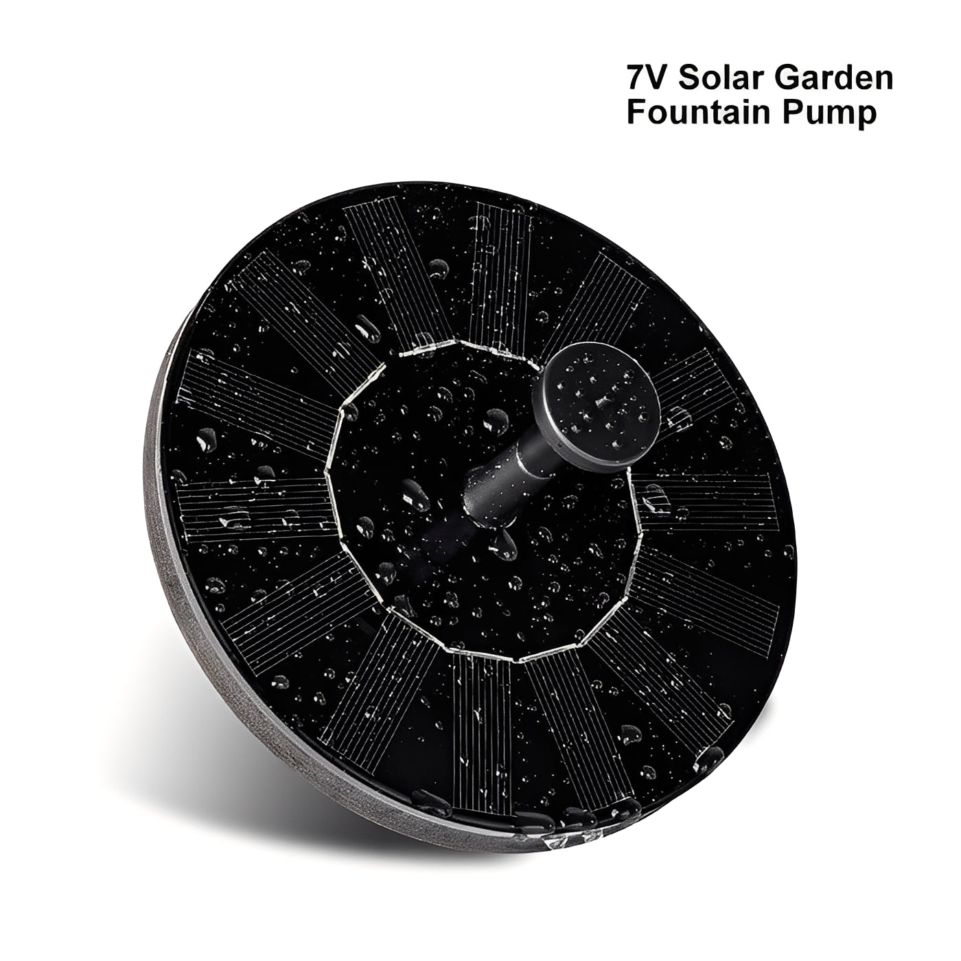 Solar-Powered Floating Fountain Pump for Outdoor Decor