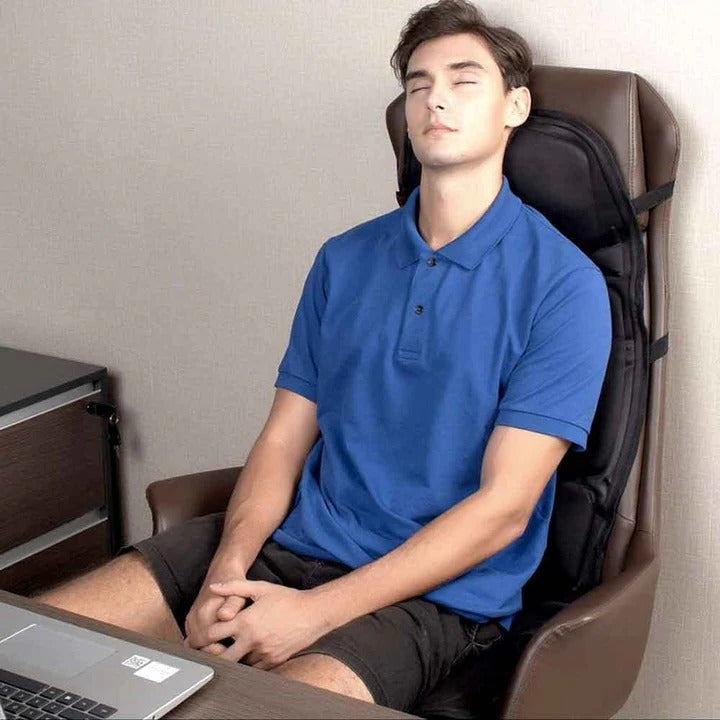 Rechargeable Comfort Massage Seat Cushion with 8 Vibration Levels