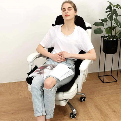Rechargeable Comfort Massage Seat Cushion with 8 Vibration Levels