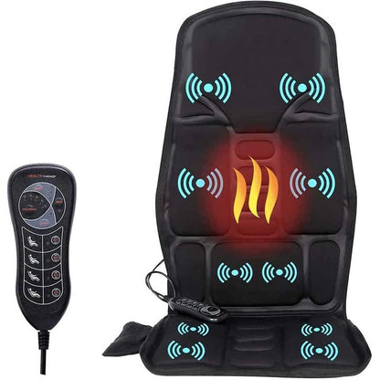 Rechargeable Comfort Massage Seat Cushion with 8 Vibration Levels