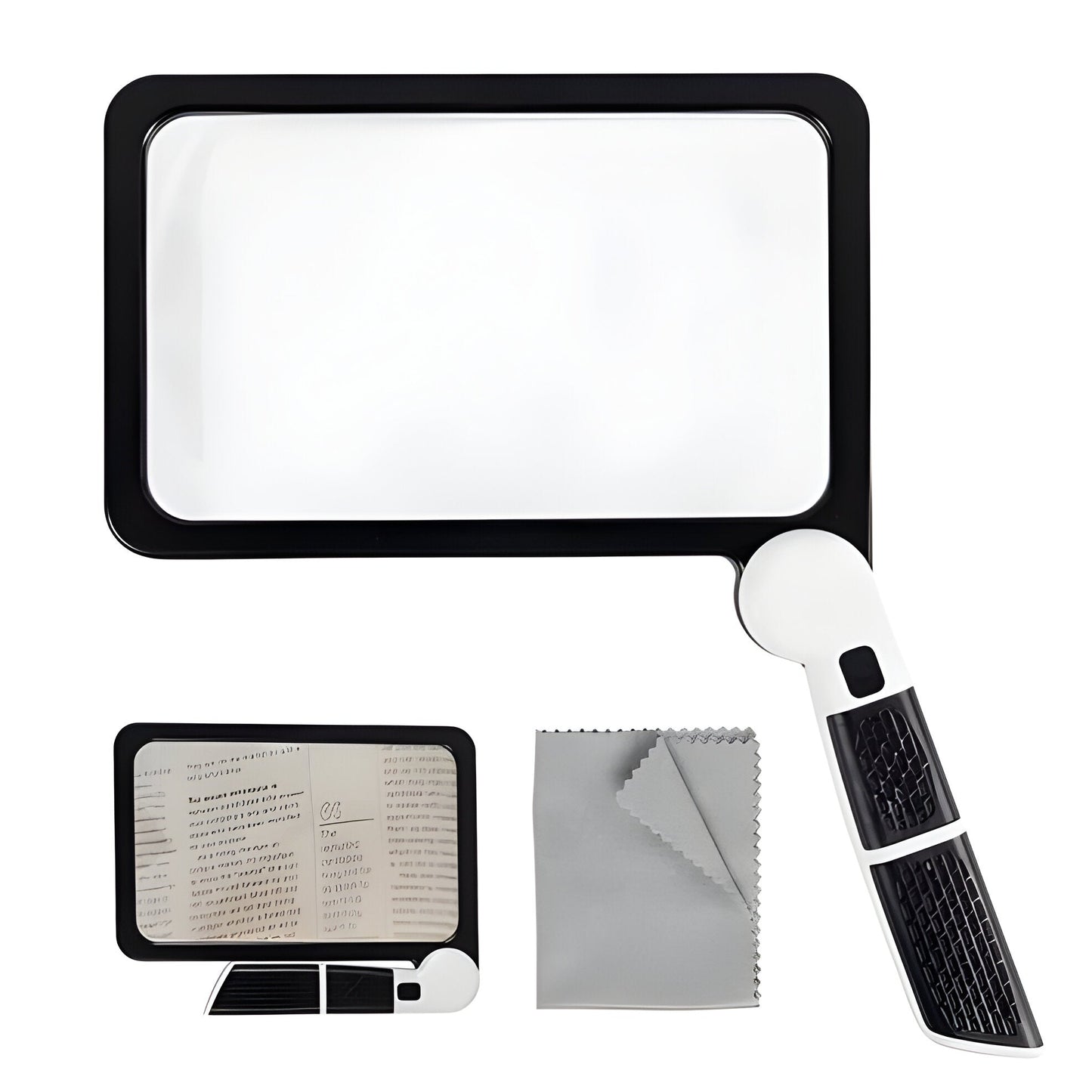 Portable LED Magnifier with Adjustable Illumination