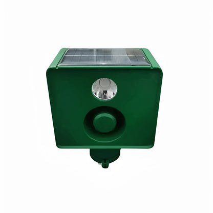 Solarbetriebener Tiervertreiber mit Warnlichtsystem