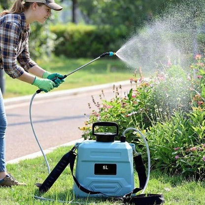 Akku-Gartensprüher mit 5L Tank und verstellbaren Düsen