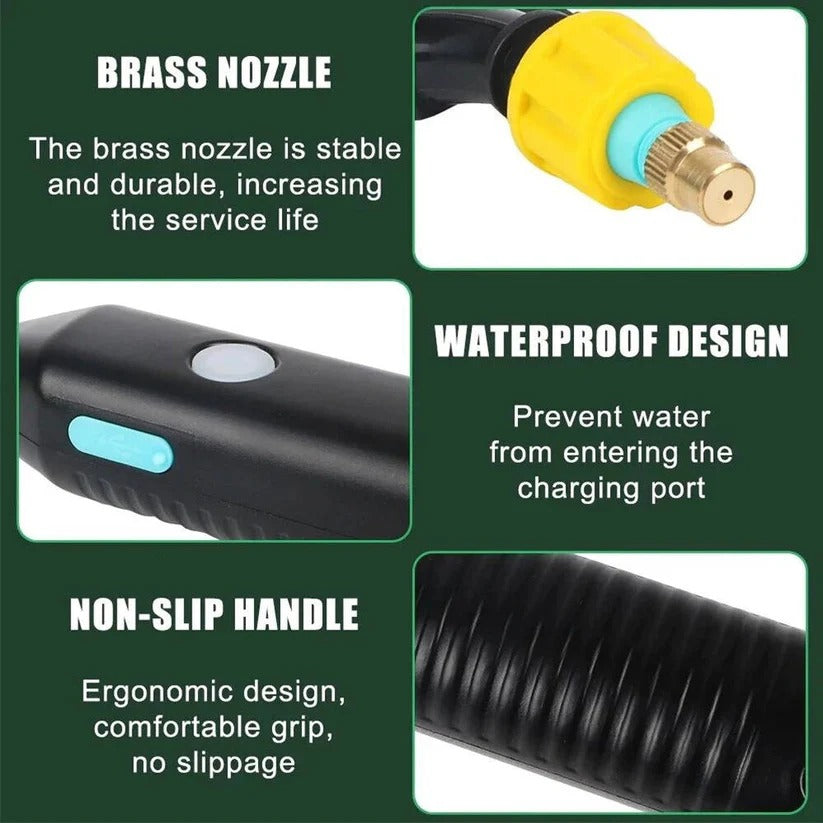 1.3 Gallon Rechargeable Garden Sprayer with Versatile Nozzles