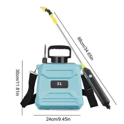 1.3 Gallon Rechargeable Garden Sprayer with Versatile Nozzles
