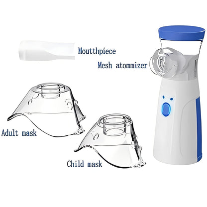 Portable USB Nebulizer for Home and Travel with Dual Masks