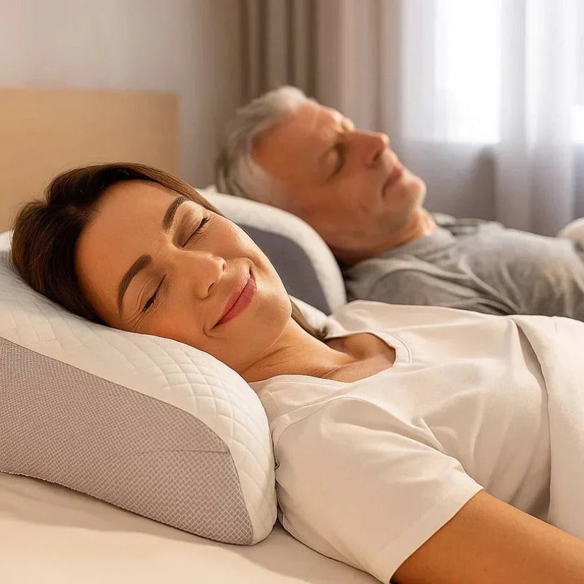 Ergonomic Neck Support Pillow with Adaptive Foam for Comfort