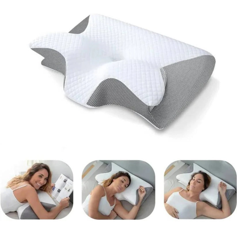 Ergonomic Neck Support Pillow with Adaptive Foam for Comfort