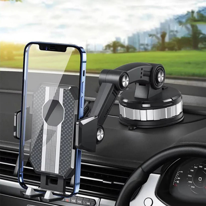 360° Drehbarer Auto-Handyhalter mit Saugnapf-Basis