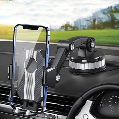 360° Drehbarer Auto-Handyhalter mit Saugnapf-Basis