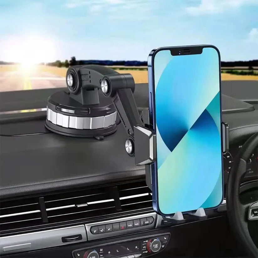 360° Drehbarer Auto-Handyhalter mit Saugnapf-Basis