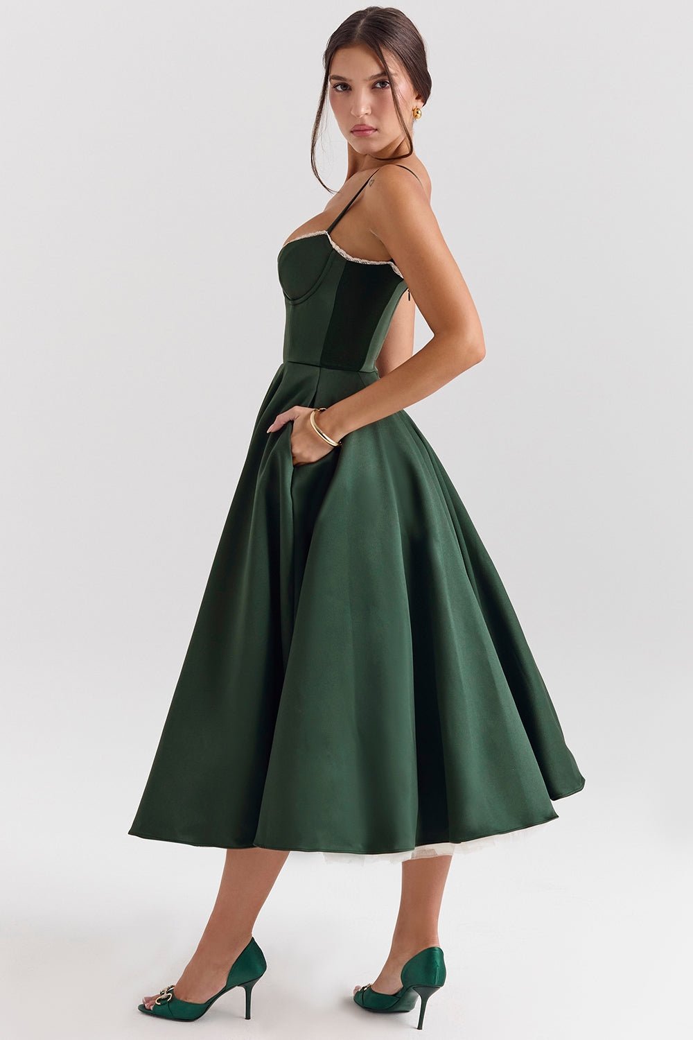 Cindy Tulle Midi Dress