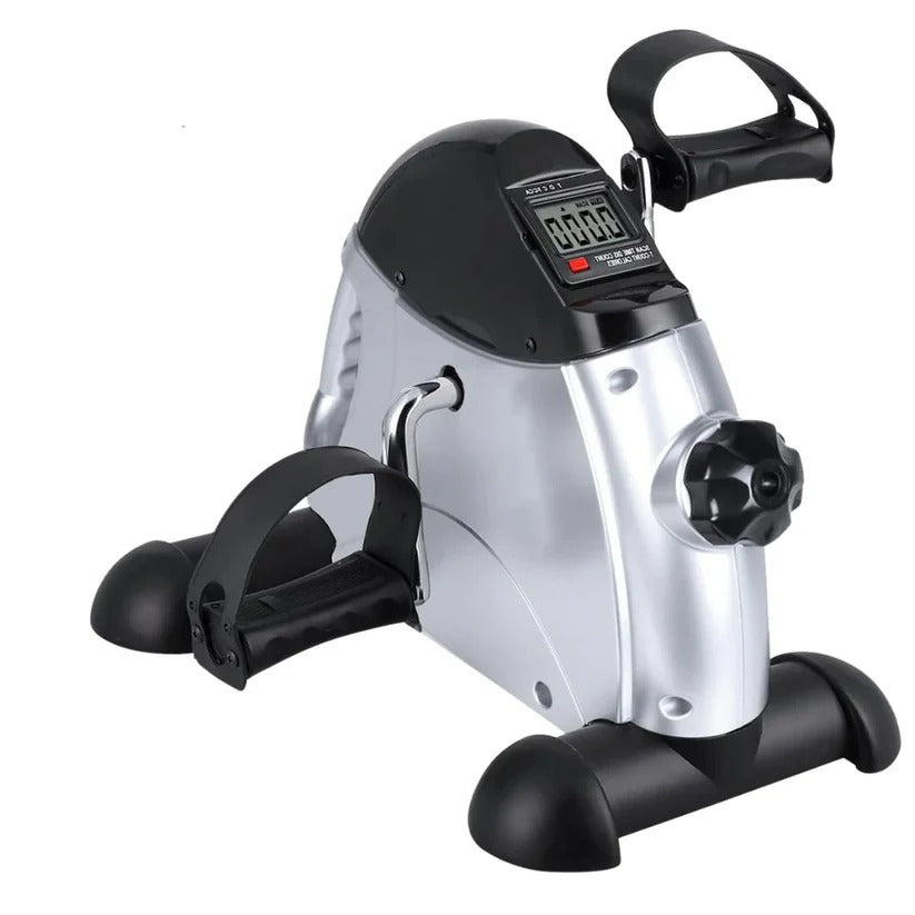 Compact Under-Desk Pedal Exerciser with Adjustable Resistance & Display