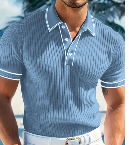 Herre polo-shirt med korte ærmer – Komfortabel og stilfuld til sommeren