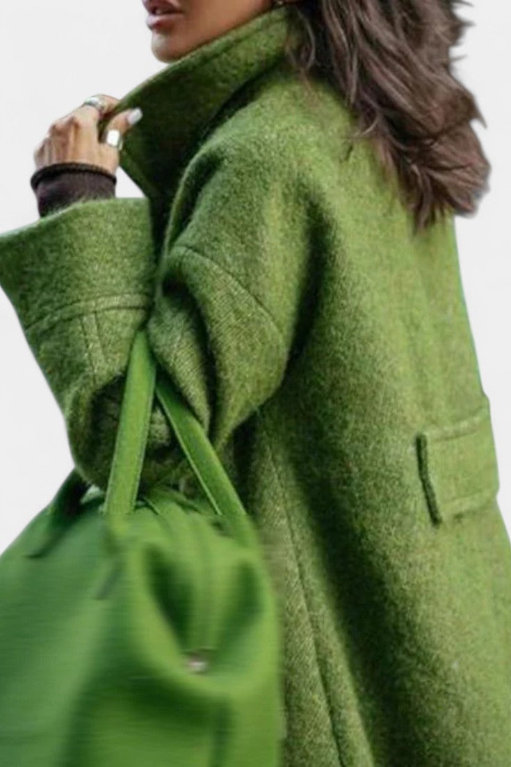 Élodiane™ | Manteau Long Élégance Structurée