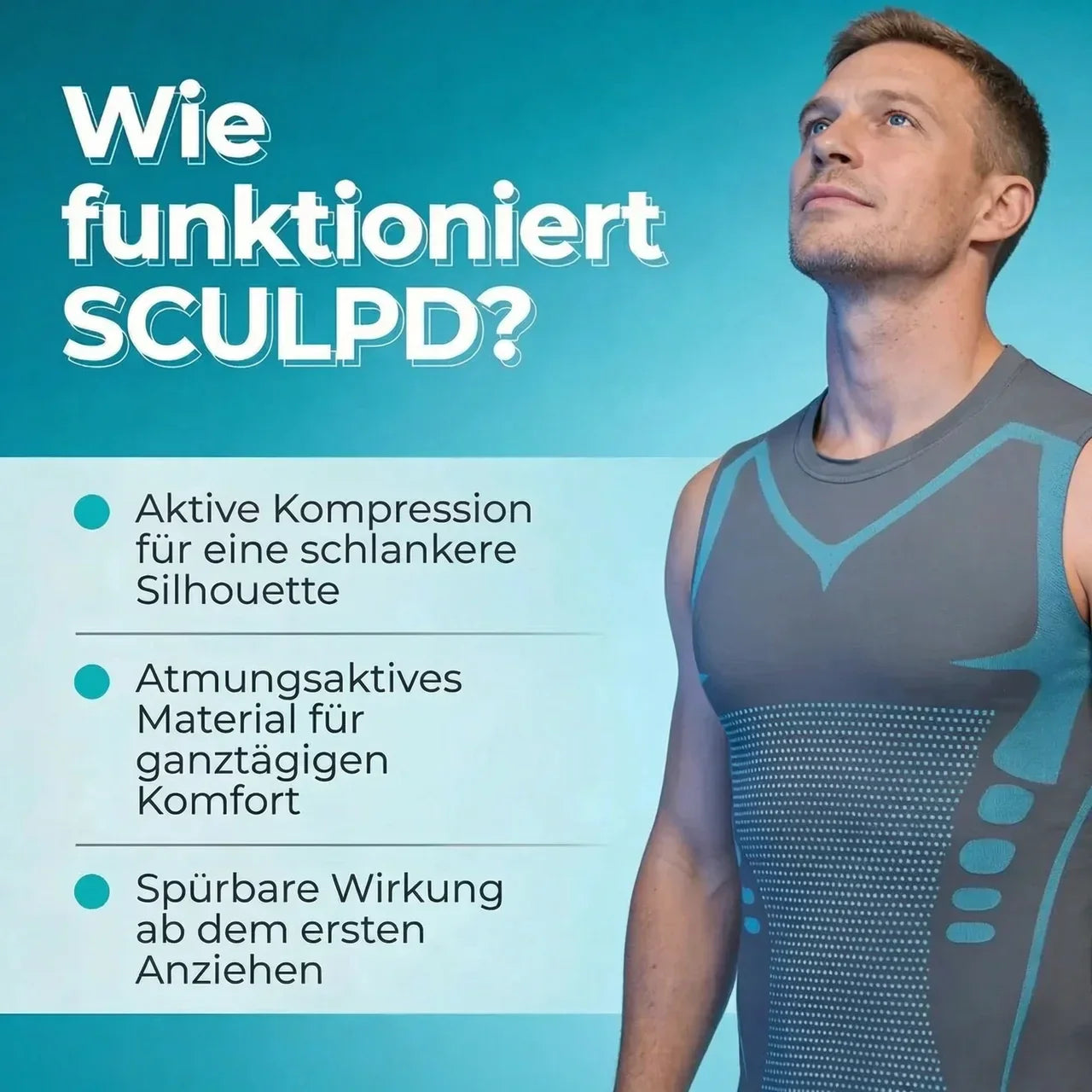 CoreFit™ | Kompressionsshirt für sofort schlankere Silhouette