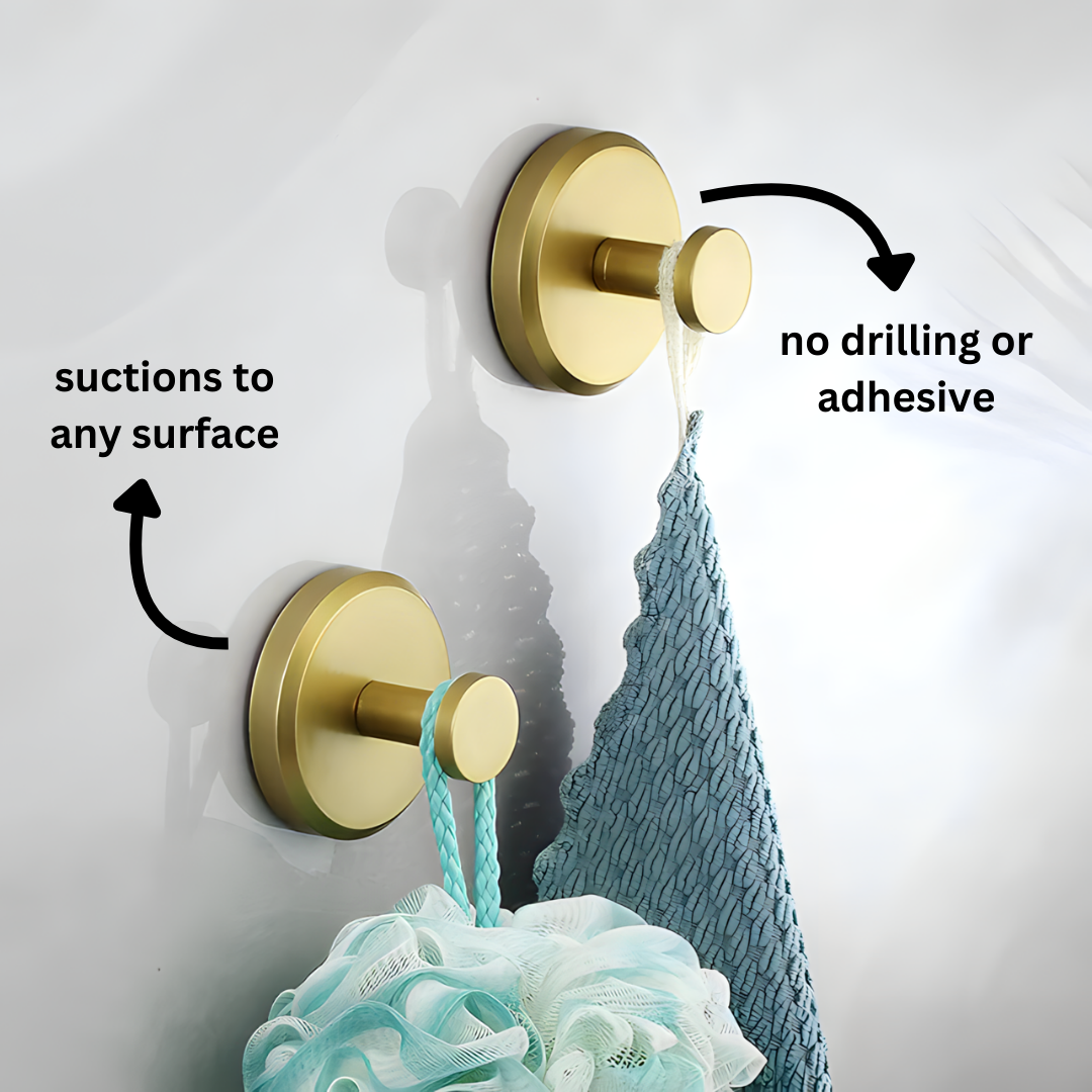Suction Hooks for Instant Grip and Easy Hanging