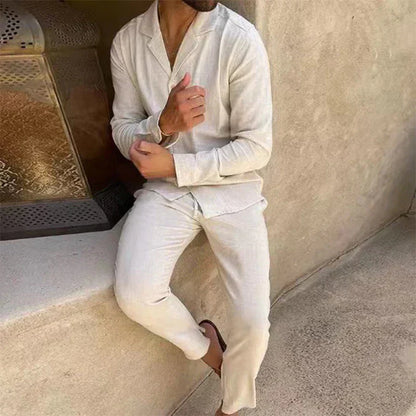 Sebastian | Men’s Linen Two-Piece Summer Set