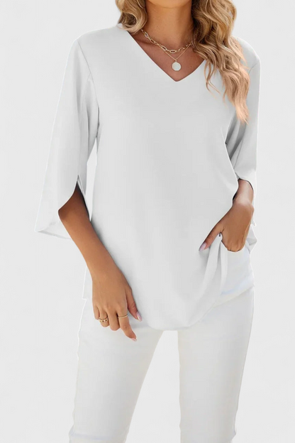 Tabitha Blusa Casual con Corte Suelto y Estilo Sofisticado