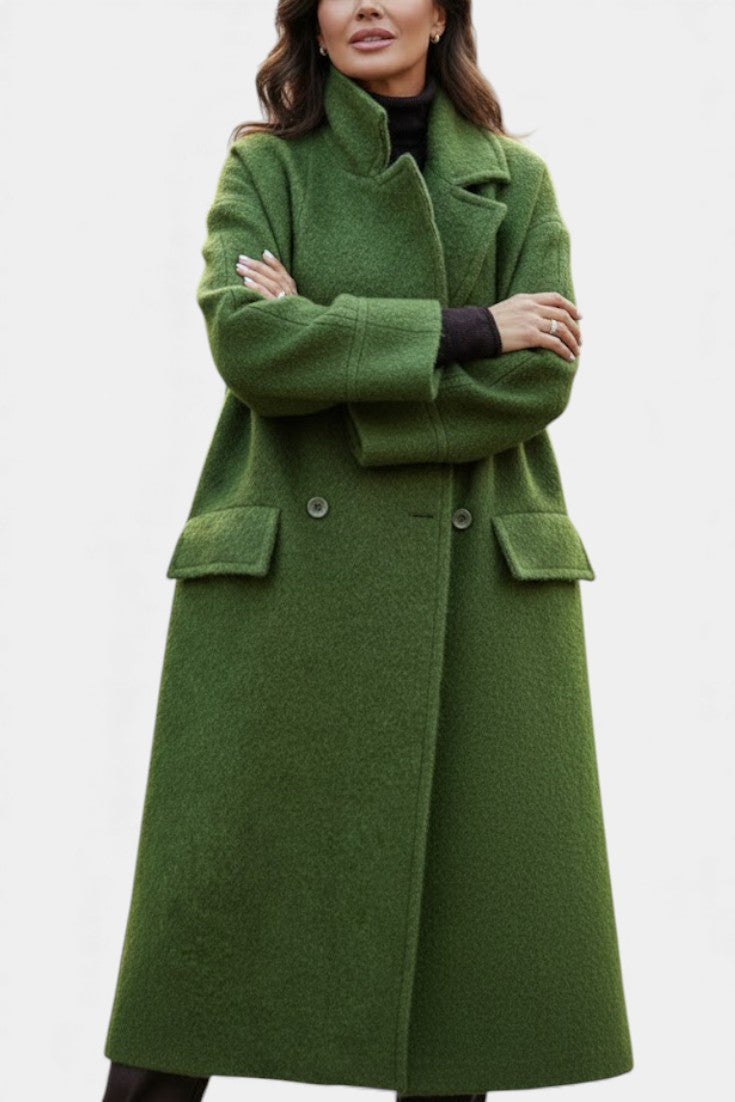 Élodiane™ | Manteau Long Élégance Structurée