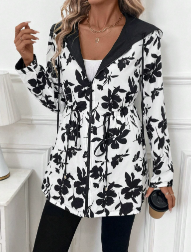 Aleah | Reversible Coat with Leopard Print | Lunarafi