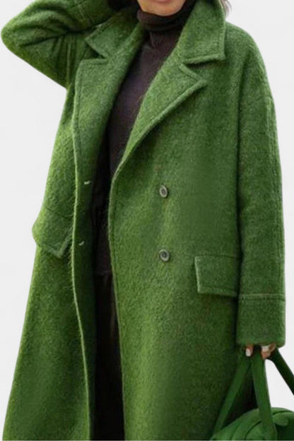 Élodiane™ | Manteau Long Élégance Structurée