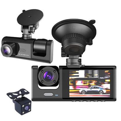 Drei-Kamera-Fahrzeugkamera mit 2-Zoll-Display und Parkmodus