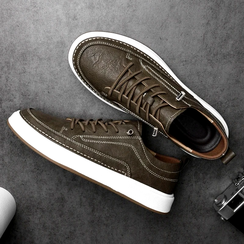 Tom Hollinger | Herrenmode Leder-Sneaker