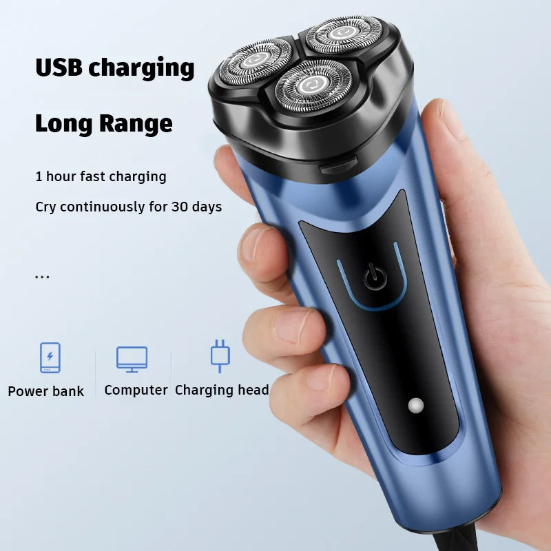 3D PowerShave Wasserdichtes Rasiergerät | Schnell, Effizient und Komfortabel