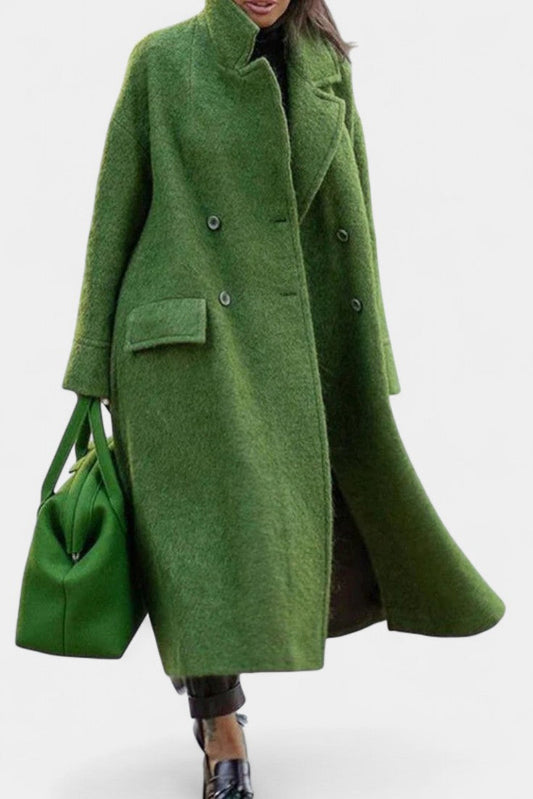 Élodiane™ | Manteau Long Élégance Structurée