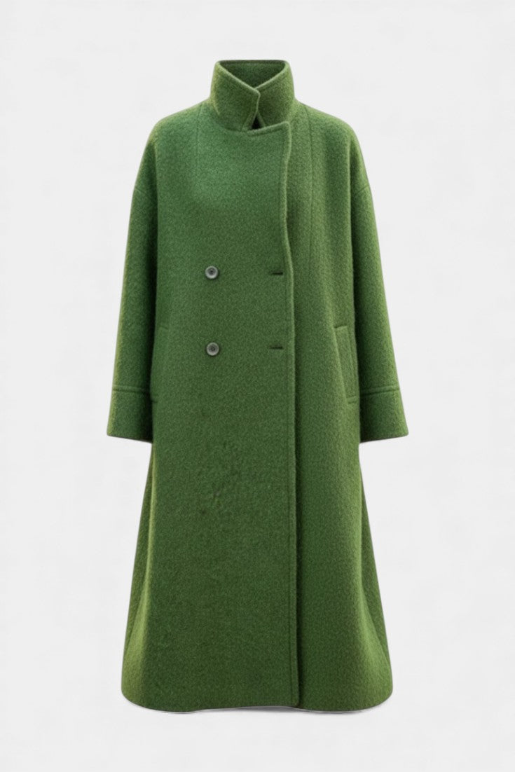Élodiane™ | Manteau Long Élégance Structurée
