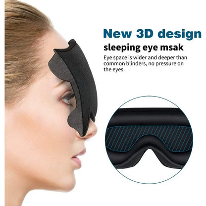 DeepBlack Slaapmasker - Totale Duisternis. Diepere Slaap.