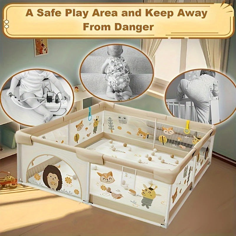 Safe Haven Playpen – Spacious and Fun for Little Ones