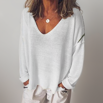 Valerique - Women V Neck Luxury Shirt
