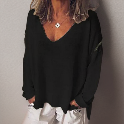 Valerique - Women V Neck Luxury Shirt