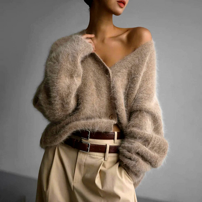 Maya | Myk V-hals Cardigan