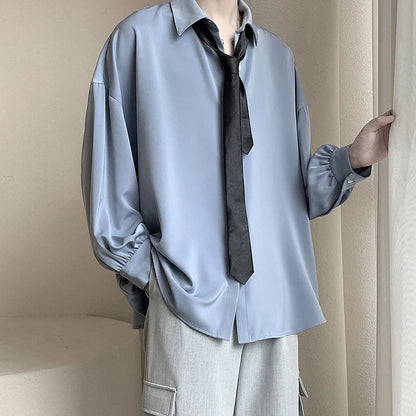 Koreanische bequeme Bluse für Männer | Stilvoll und funktionell