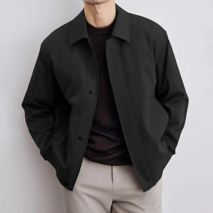 Alonzo – Men’s Collared Spring Jacket with Pockets