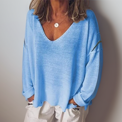 Valerique - Women V Neck Luxury Shirt
